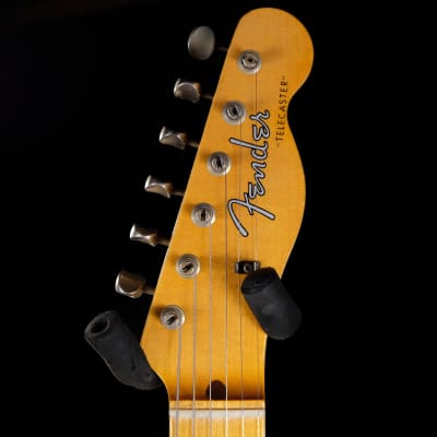 Fender Custom 1957 Telecaster Journeyman Relic Electric Guitar, 1-Piece Quartersawn Maple Neck - Wide-Fade 2-Color Sunburst image 6