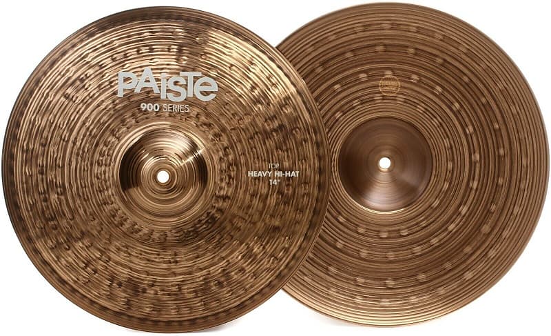 Paiste 900 Series 14" Heavy Hi Hat Cymbals/Brand New/Model # CY0001903414 image 1