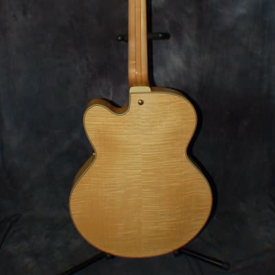 Immagine 2005 Ibanez Artcore Custom AF-105-NT-12-01 Jazz Archtop Flamey Maple Hard Shell Case - 9