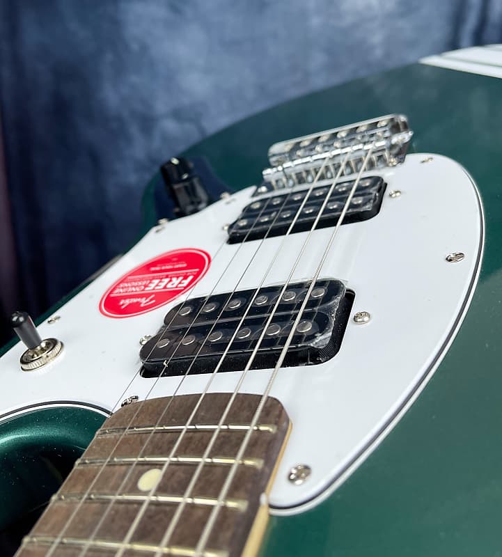 ギター Squier FSR Bullet Competition Mustang Squier FSR Bullet Competition Mustang HH, Orange w/ Red