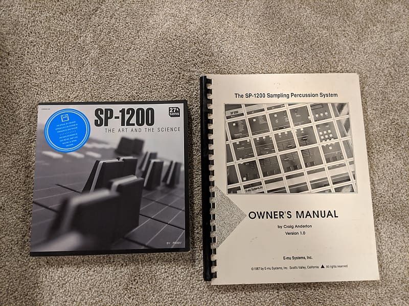 E-MU Systems SP-1200 Super Clean Condition with extras, SP1200 - The Art  and Science Book