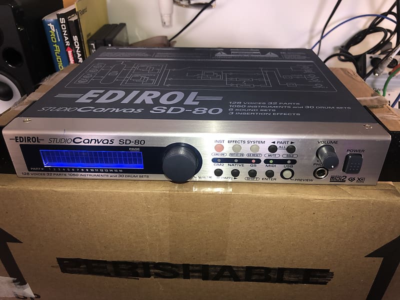 Edirol SD-80 Studio Canvas SD-80 Mid 90's - Silver | Reverb