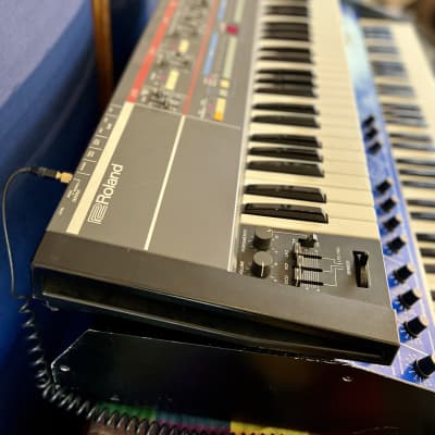 Roland Juno 106 1980’s - Grey original vintage analog synthesizer MIJ Japan poly synth image 3