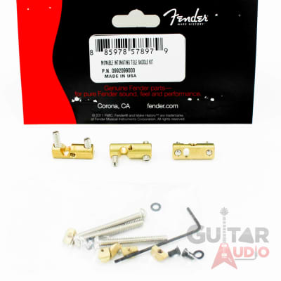 Genuine Fender Movable Intonating Tele Saddle Kit - 099-2099-000 image 1