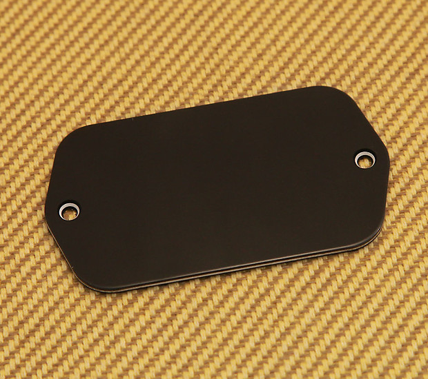 Fender Black Battery Compartment Cover for Deluxe Bass w/ Reverb