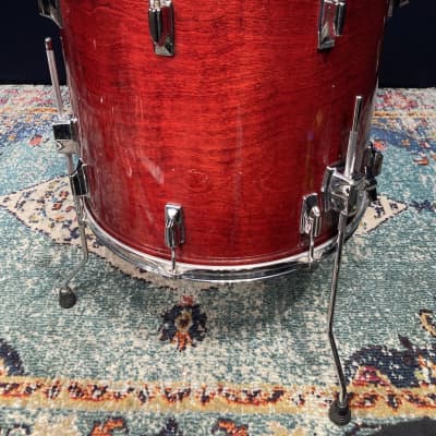 Tama - 18x16" Superstar Floor Tom 1980's - "Neil Peart" Cherry Wine image 9