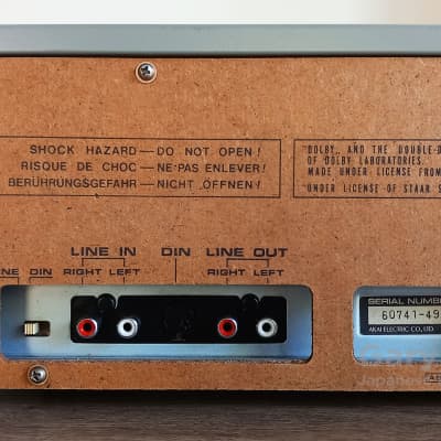 Akai CS-M03 Stereo Cassette Deck with Dolby-B System CS M 03 Made in Japan Vintage 1980 image 6