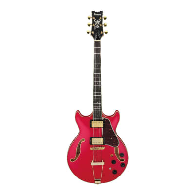 Ibanez AM Artcore Expressionist Hollow Body 6-String Electric Guitar (Cherry Red Flat, Right-Handed) image 5