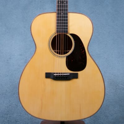 Martin Custom Shop M-14 Adirondack Spruce Top Flamed Mahogany Acoustic Guitar - 2681155-Natural for sale