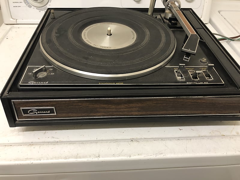 Garrard Synchro Lab (SL) 95B 1978 Black/Silver | Reverb