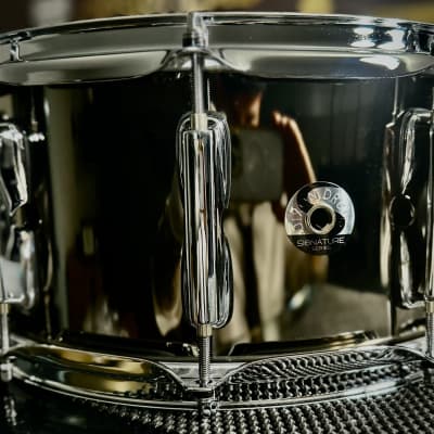 Dixon Artisan Signed Gregg Bissonette 6.5″ X 14″ Steel Snare Drum - Authorized Dixon Dealer image 7