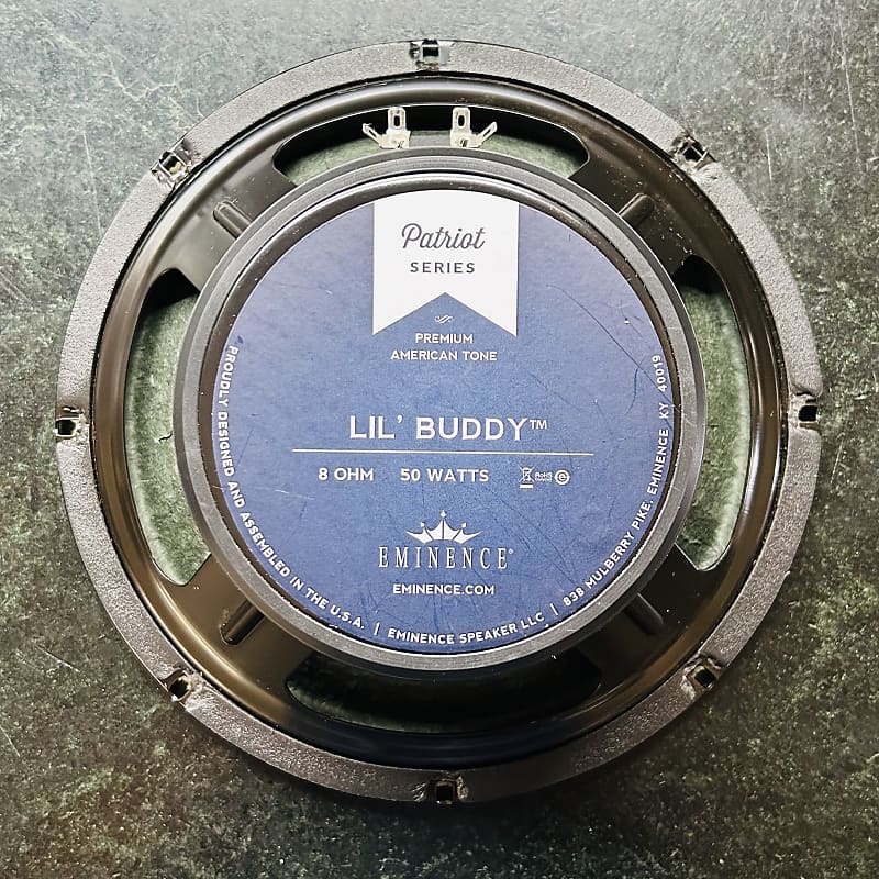 Eminence Lil' Buddy 10" 50 Watt Hemp Cone Speaker, 8 Ohm Reverb