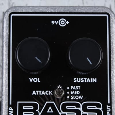 Electro Harmonix Bass Preacher Compressor Sustainer Bass Guitar Effects Pedal image 3