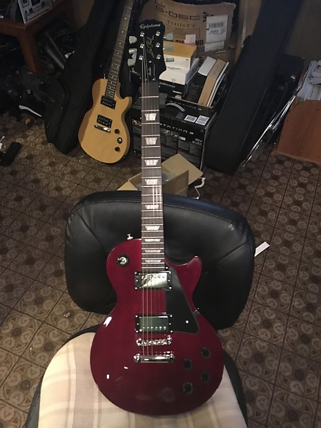 Epiphone les paul studio deluxe red wine new arrivals