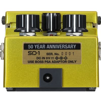 Boss Limited Edition 50th Anniversary SD-1 Super Overdrive Pedal image 3