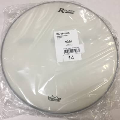 Rogers - RBH14A - Logo Drum Head 14" Coated White image 2