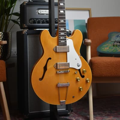 1982 Epiphone Casino Natural, Biege Label, Made in Japan Matsumoku Factory, MIJ image 10