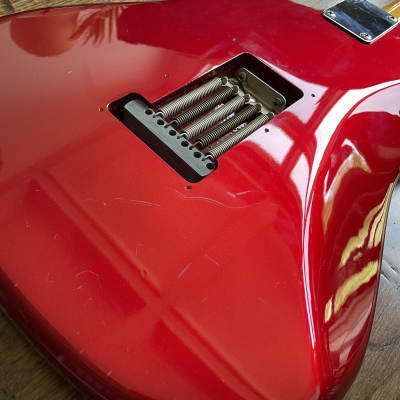 Awesome CIJ Fender Stratocaster Electric Guitar Red Sparkle Tortoise Fujigen ca. 2002 image 14