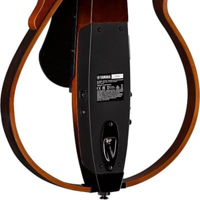 Yamaha SLG200S Steel-String Silent Guitar, Tobacco Brown Sunburst w/ Gig Bag image 3