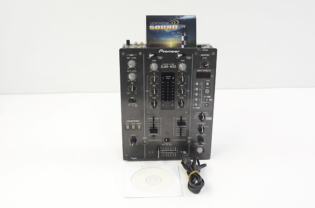 Pioneer DJM-400 2チャンネルDJミキサー 激安ブランド Pioneer DJ Mixer Audio Effects 2-channel Black