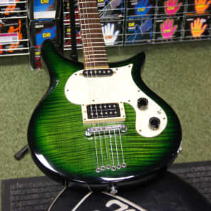 Patrick Eggle New York Plus electric guitar in citrus green - Made in England image 1