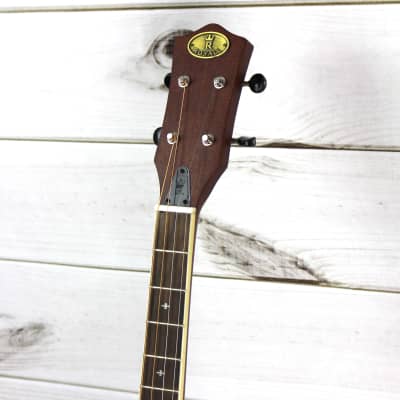 Royall Teardrop Tenor Singlecone Brass Body Resonator Bright Mirror Nickel Finish image 6