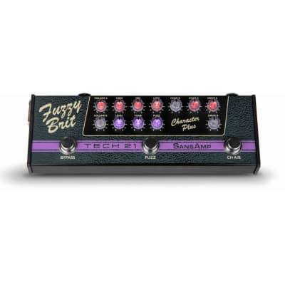Tech 21 Sans Amp Fuzzy Brit Multi-Effects Pedal (DEC23) for sale
