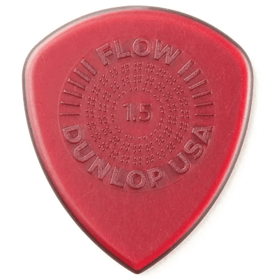 Dunlop 549P15 Flow Standard Grip 1.5mm Guitar Picks (3-Pack)