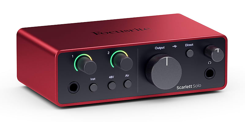FOCUSRITE  Scarlett Solo (gen. 4)【ほぼ新品】 Focusrite Scarlett Solo 4th Gen USB Audio Interface | Sweetwater