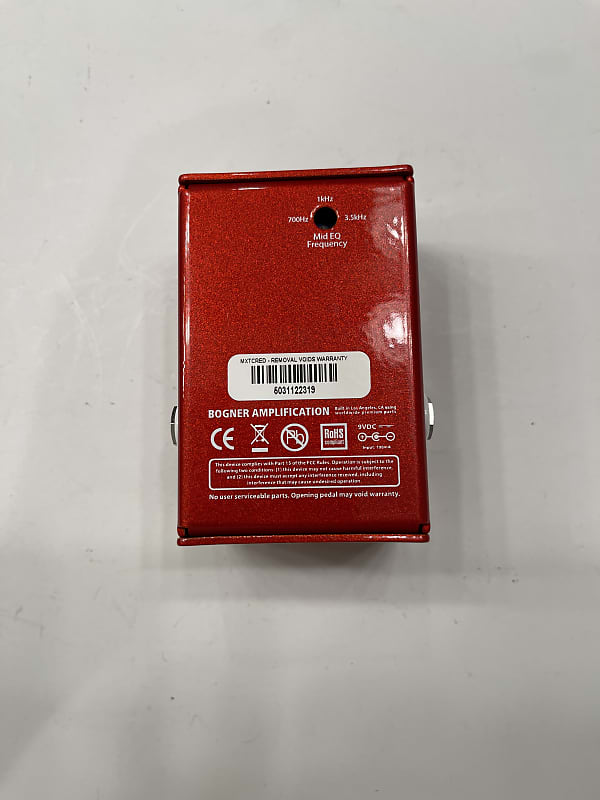 Bogner Ecstasy Red Mini Overdrive Pedal : Amazon.ca: Musical