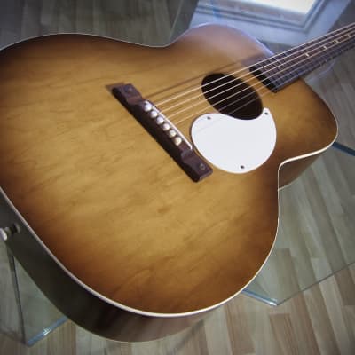 Airline Acoustic Guitar Concert Sized by Kay of Chicago for Montgomery Wards Circa-1960s Sunburst image 8