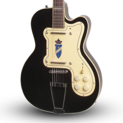 Kay Reissue Barely Used  -Jimmy Reed Thin Twin Electric Guitar - Includes $200 Case! K161VBK - Black image 2