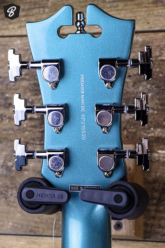 D'Angelico Premier Mini DC in Ocean Turquoise w/ Gig Bag | Reverb UK