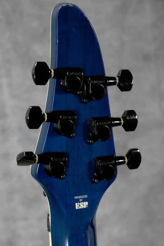 Edwards E HR 98QM See Through Blue (07/31) | Reverb