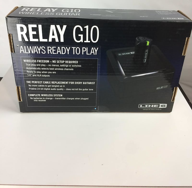 Line 6 Relay G10 Digital Guitar Wireless System Reverb