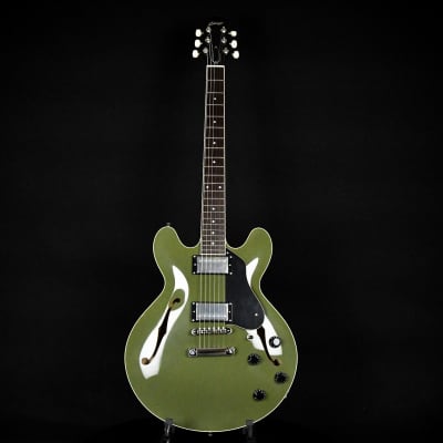 Collings I-35 LC Semi-Hollowbody Olive Drab Green Rosewood Fingerboard  (221956) image 3