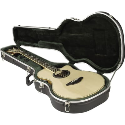 SKB SKB-3 Economy Thin-Line Acoustic-Electric/Classical Guitar Case Regular Black image 9