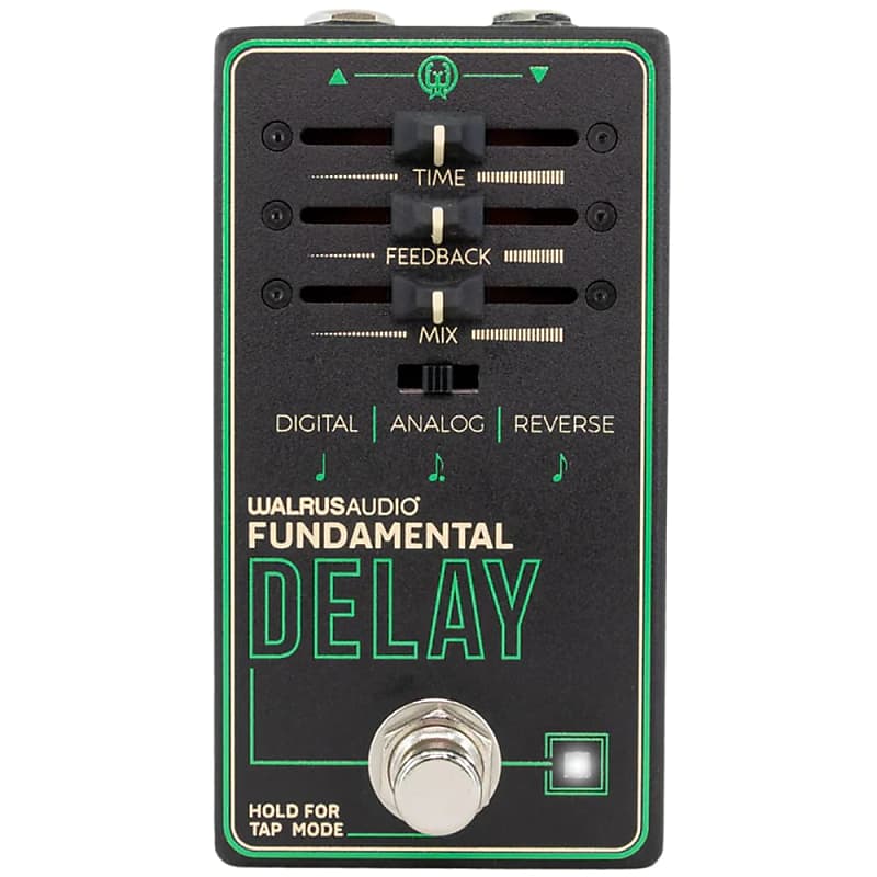 Walrus Audio Fundamental Series Delay Guitar Effect Pedal | Reverb