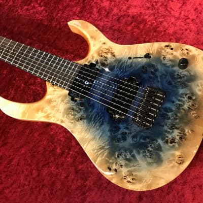 Mayones Duvell Elite 7-String Transparent Dirty Purple Blue