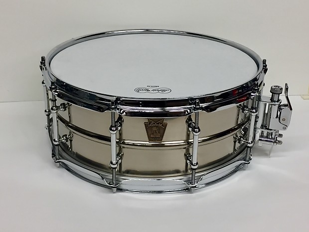 Ludwig 5.5x14" LT454S "The Chief" Titanium Snare Drum w/ Tube Lugs & Dunnett R4-L Strainer image 1