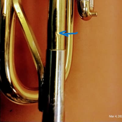 Olympian trumpet 1980s or 1990s - lacquered brass image 6