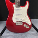Squier Classic Vibe '60s Stratocaster Guitar 2022 Candy Apple Red w/ Custom Shop Pickups + locking tuners  +gig bag