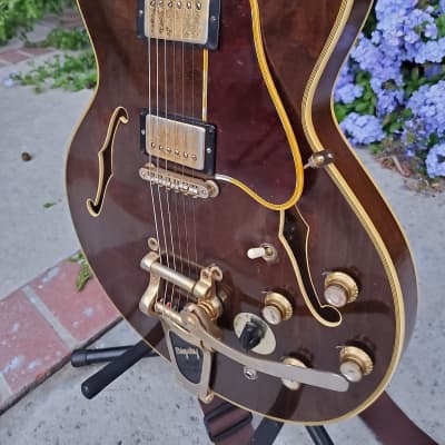 1969 Gibson Es-355 Custom Walnut~100% Original~ Professional Grade Top Of The Line Pre Norlin w no issues 
 Nice as they get image 9