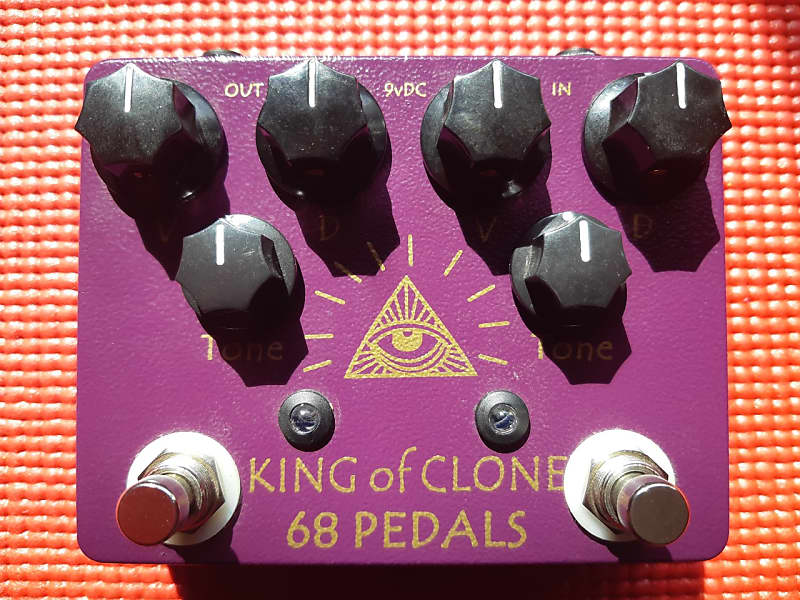 68 pedals king of clone/King OF TONEクローン TZT 68pedals King of Clone Overload Single Effects Pedal