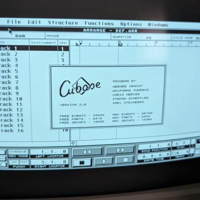 Atari ST 1040 + Monitor + Cubase 2.1 image 2