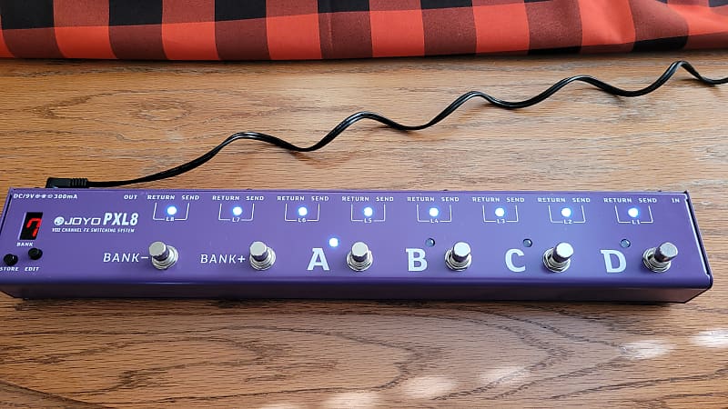 Joyo PXL8 Programmable 8-Loop Switcher PURPLE - Purple