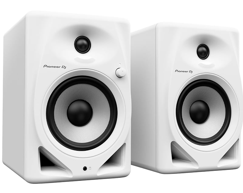 Pioneer DJ DM-50D-W 5" Powered Studio Monitor System / Active DJ Speaker (White) image 1