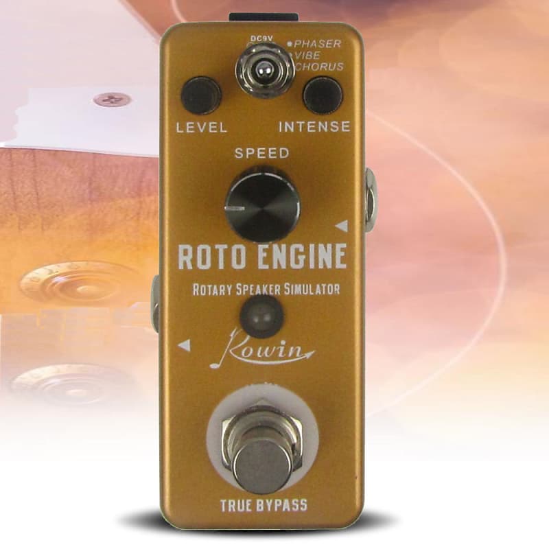Rowin LEF-3801 Roto Engine Rotary Speaker Sim Phaser/Vibe/Chorus with True Bypass image 1