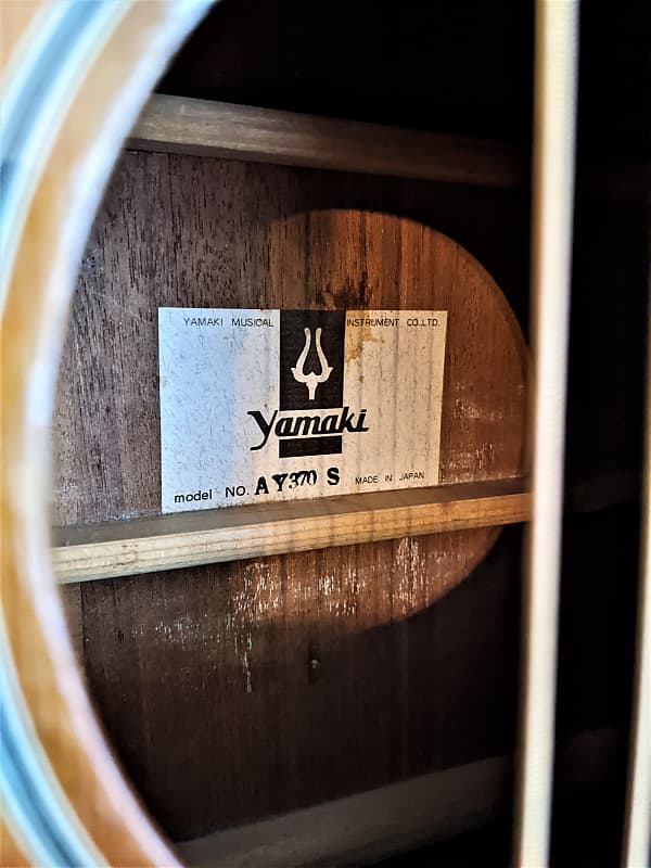 1977 Yamaki AY370S Natural W/New SKB Hard Case | Reverb Canada