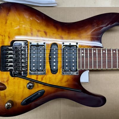 Beautiful Ibanez S670FM 2007 Antique Burst Flat | Reverb